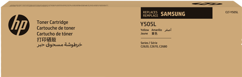 ORIGINAL Samsung toner giallo CLT-Y505L SU512A ~3500 Seiten