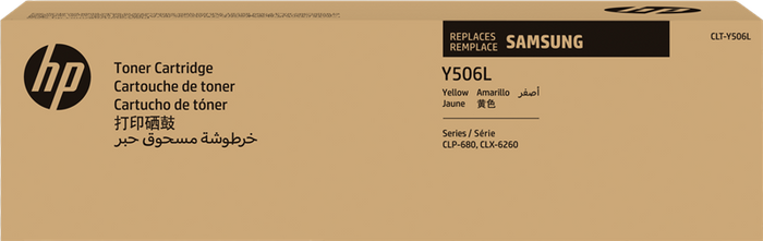 ORIGINAL Samsung toner giallo CLT-Y506L SU515A ~3500 Seiten