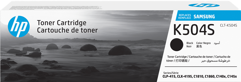 ORIGINAL Samsung toner nero CLT-K504S SU158A ~2500 Seiten