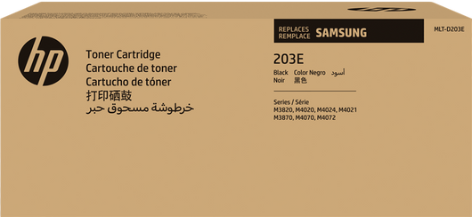 ORIGINAL Samsung toner nero MLT-D203E SU885A ~10000 Seiten estrem' alta capacità