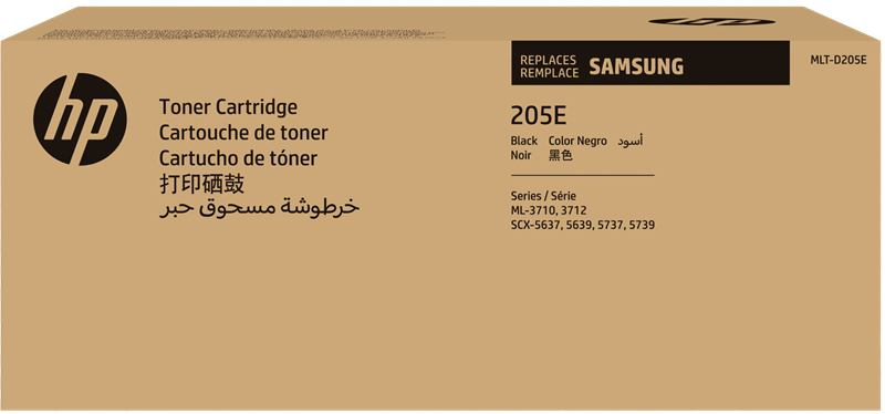 ORIGINAL Samsung toner nero MLT-D205E SU951A ~10000 Seiten estrem' alta capacità