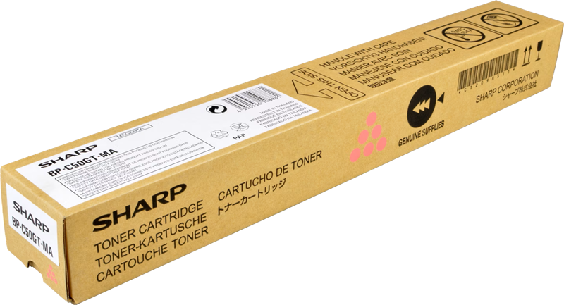 ORIGINAL Sharp toner magenta BP-C50GTMA BPC50GTMA ~8000 Seiten