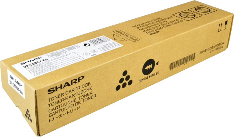 ORIGINAL Sharp toner nero BP-C50GTBA BPC50GTBA ~24000 Seiten