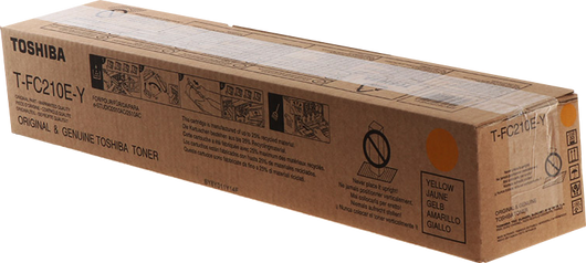 ORIGINAL Toshiba toner giallo T-FC210EY 6AJ00000168 ~33600 Seiten