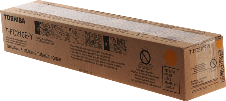 ORIGINAL Toshiba toner giallo T-FC210EY 6AJ00000168 ~33600 Seiten