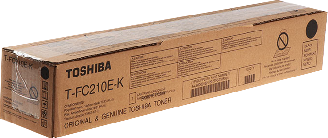 ORIGINAL Toshiba toner nero T-FC210EK 6AJ00000162 ~38400 Seiten