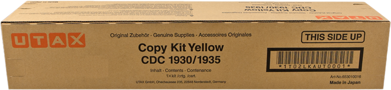 ORIGINAL Utax toner giallo CDC-1930/1935 653010016 ~15000 Seiten