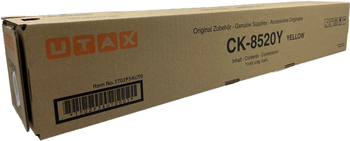 ORIGINAL Utax toner giallo CK-8520Y 1T02P3AUT0 ~6000 Seiten