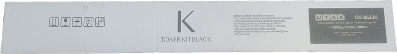 ORIGINAL Utax toner nero CK-8533k 1T02XC0UT0 ~40000 Seiten