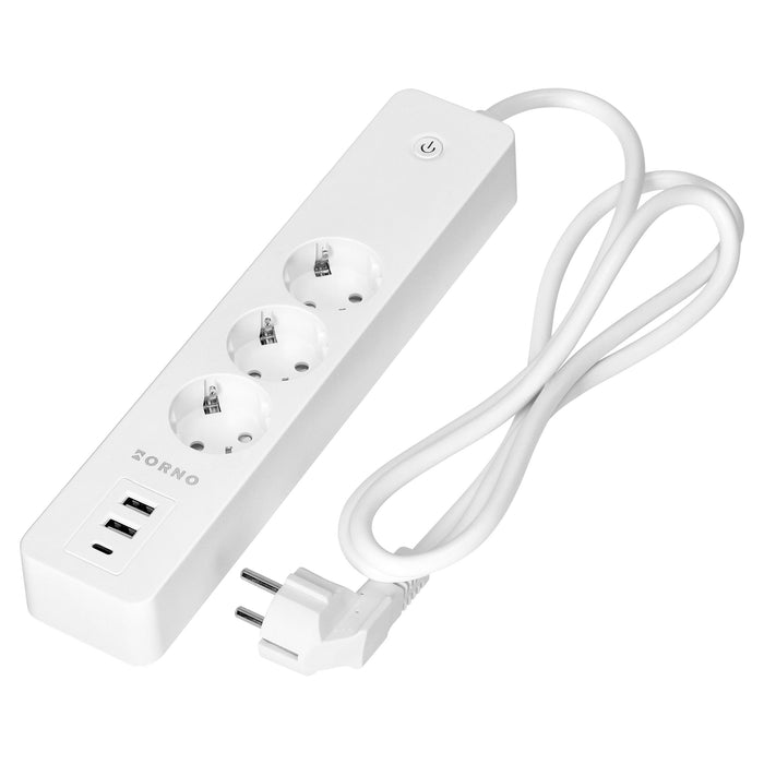 Ciabatta Multipresa Smart WiFi 3 Prese + 2 USB | Controllo Alexa e Google Home