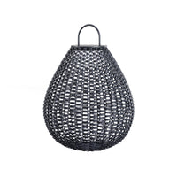 Lampada Da Terra Esterno Moderna Plet Legno Nero Led Integrato 5W Ip65 45Cm