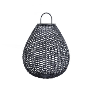 Lampada Da Terra Esterno Moderna Plet Legno Nero Led Integrato 5W Ip65 45Cm