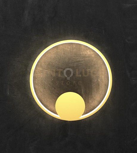 OSLO-A O Applique oro verniciato led integrato 16W dimmerabile SDD 2800 - 5000k SDD