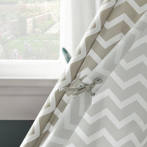 Tenda Indiani Bambini Casa per Bambini con 1 portella e 1 Finestra Righe bianco sporco OSS03,IT