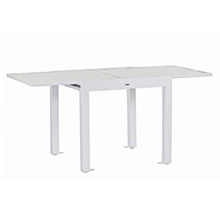 Tavolo estensibile da giardino in alluminio 82-163 cm Lipari bianco