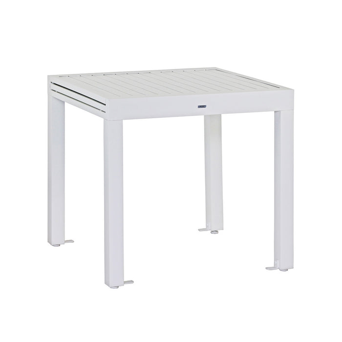 Tavolo estensibile da giardino in alluminio 82-163 cm Lipari bianco