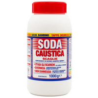 Soda caustica scaglie 1 kg per pulizie e svernicianti