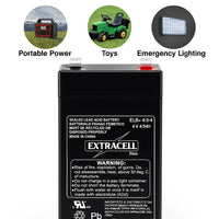 Batteria piombo 4v 4.5ah ricaricabile sigillata agm compatta