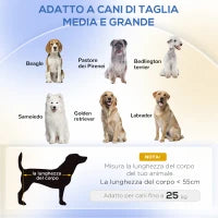 Divano per Cani Taglia Media e Grande con Cuscino Rimovibile e Sfoderabile Vellutato, Crema