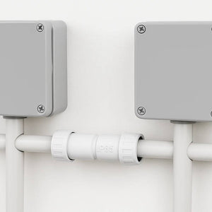 Faeg raccordo tubo rigido manicotto ip65 vari diametri tecnopolimero grigio *** diametro 25 millimetri, confezione 1