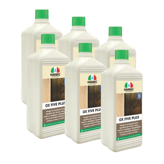Invecchiante forte per legno OX-FIVE PLUS   1LTx6Pz