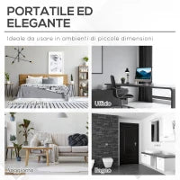 Purificatore d'Aria con Filtro HEPA Carbone Attivo, 3 Velocità Regolabili, Area coperta 18㎡, per Polvere, Fumo, Odori, Polline