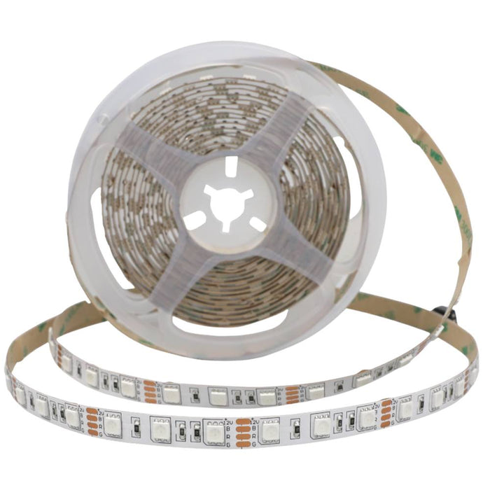 Kit striscia led rgb optonica 4322 5m con alimentatore ir