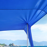 Tenda da spiaggia portatile tenda parasole spiaggia con protezione dai raggi UV UPF 30+ Blu OZT01-DB