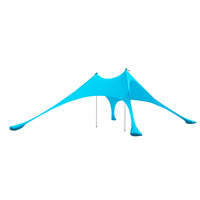 Tenda da spiaggia portatile tenda parasole spiaggia con protezione dai raggi UV UPF 30+ Azzurro OZT01-HB