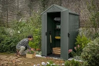 Casetta da Giardino Darwin 4x4, Verde, 125,8 X 117 X 205 h