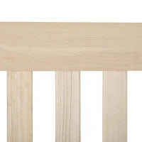 Dondolo per Esterno Sospeso per 2 Persone in Legno e Catene in Metallo, Colore Naturale 119x65x61cm