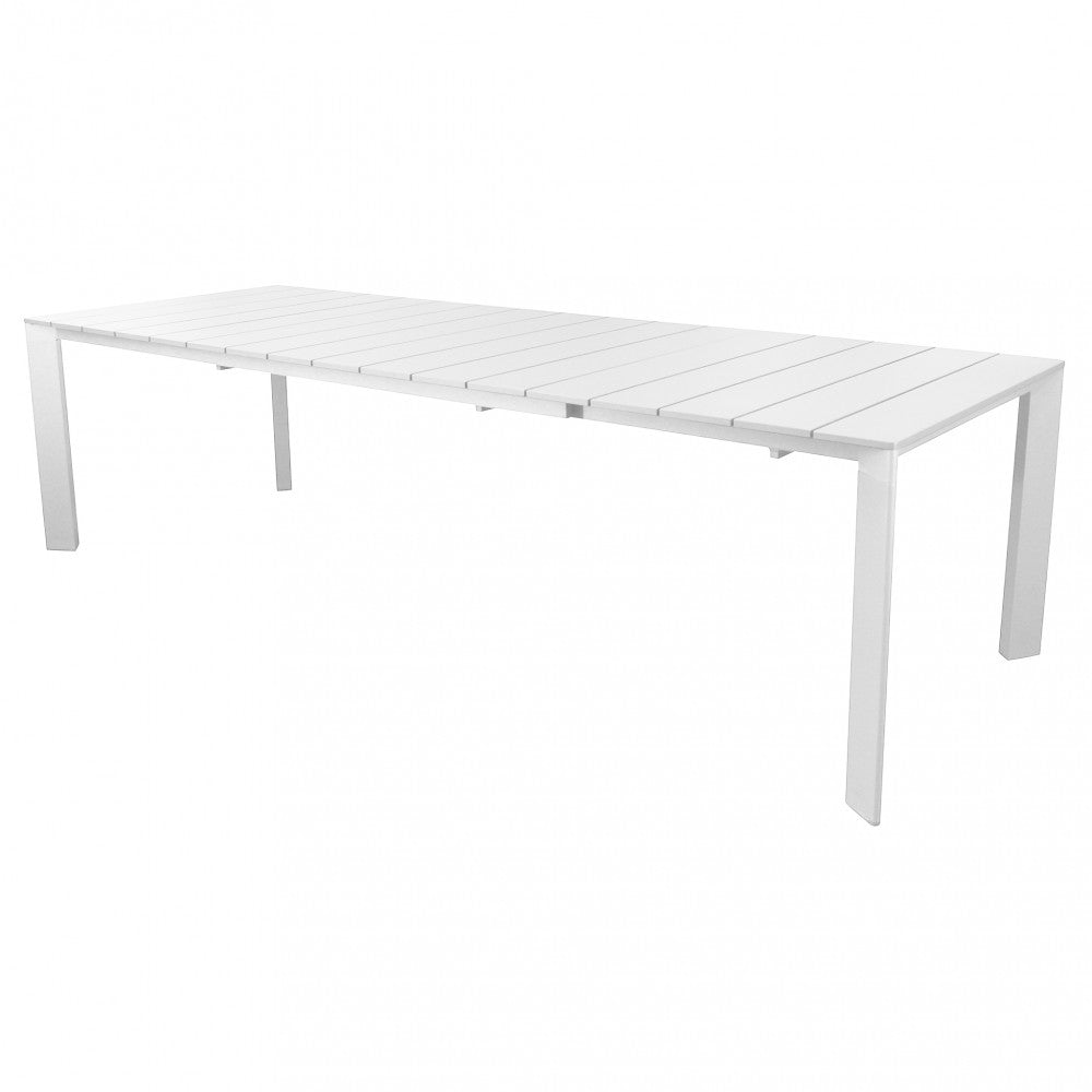 Tavolo Alluminio Bianco Sacramento 215/280X100 Cm
