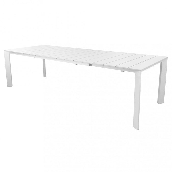 Tavolo Alluminio Bianco Sacramento 215/280X100 Cm
