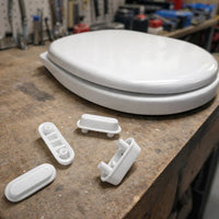 Paracolpi universali per sedile copriwater wc kit 4 pezzi ogomondo