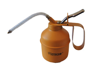 Oliatore manuale in metallo con canna flessibile pompa lubrificazione 300CC