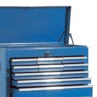 Carrello Portautensili da Officina Professionale Porta Attrezzi con Cassettiera 61.5 x 33 x 113cm Blu