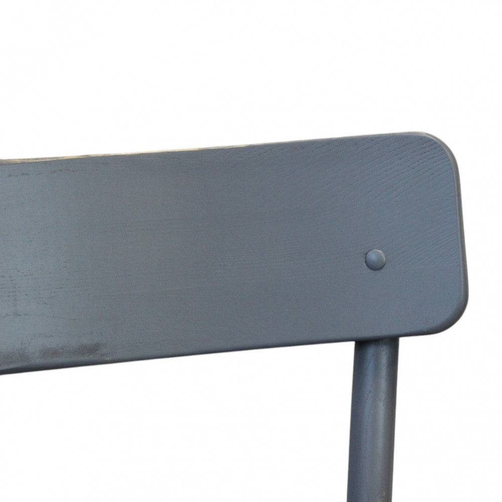 SEDIA IN LEGNO GRIGIO POLLY