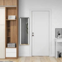 Specchio da Parete Rettangolare con Luci LED Regolabili e Interruttore Touch, 40x120cm