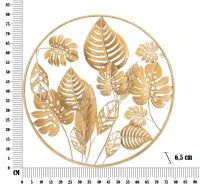 Pannello In Ferro Jungle Round cm Ø 80X6.5