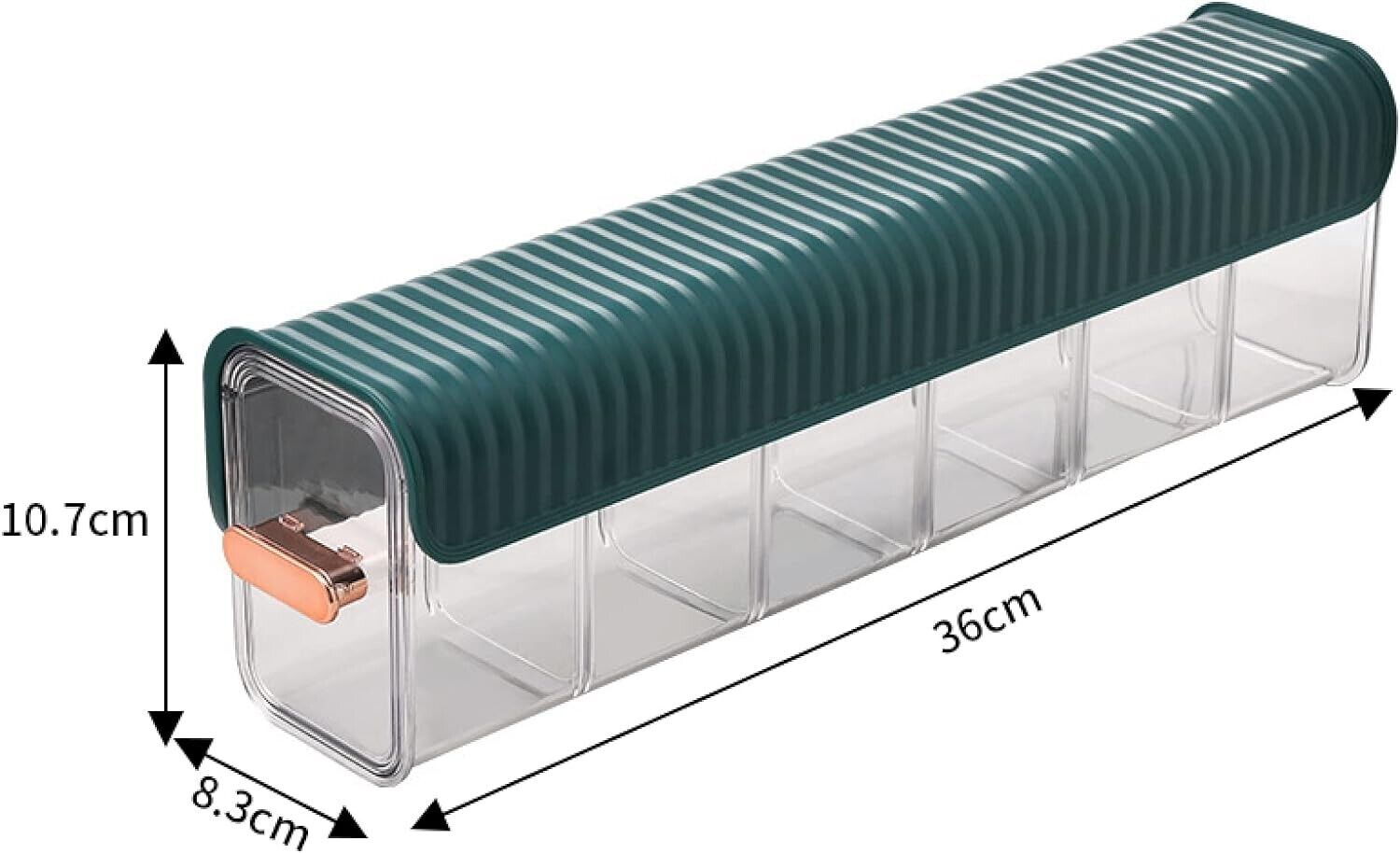Organizer Contenitore Multiuso in plastica con coperchio a Parete JK-21295