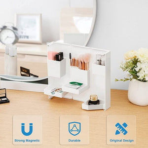 Organizer da scrivania multifunzione richiudibile portapenne cancelleria JK21196