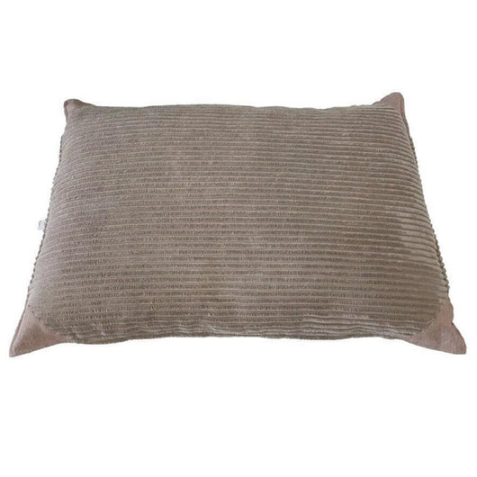 Cuscino sfoderabile per cani elegance velluto nocciola 70 cm