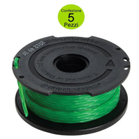 Multipack da 5 rocchetti a filo nylon a6482-xj da 10 metri black+decker