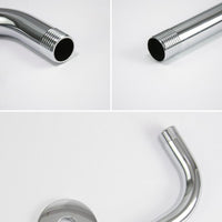 Ogomondo braccio doccia ottone cromato prolunga soffione doccia bagno fisso attacco standard