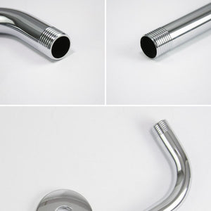 Ogomondo braccio doccia ottone cromato prolunga soffione doccia bagno fisso attacco standard