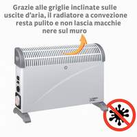 Kemper tct-2000 convex turbo termoconvettore elettrico 2000w