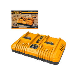 Caricabatterie portatile 4ah doppio ingresso ricarica rapida elettroutensili