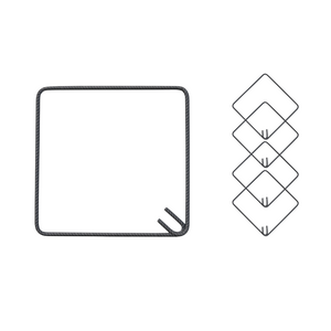 Staffe armatura ferro 40x40 cm strutture cemento disponibili diverse quantità *** pezzi 200, confezione 1