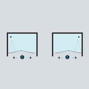 Porta doccia a soffietto book cristallo temprato profilo bianco bianco *** misure 71-75xh190 cm serigrafato, confezio...