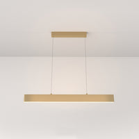 Lampadario A Sospensione Moderno Step Metallo Oro Luce Led Integrato 23W Calda